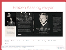 Tablet Screenshot of prebenkaasogrevyen.com